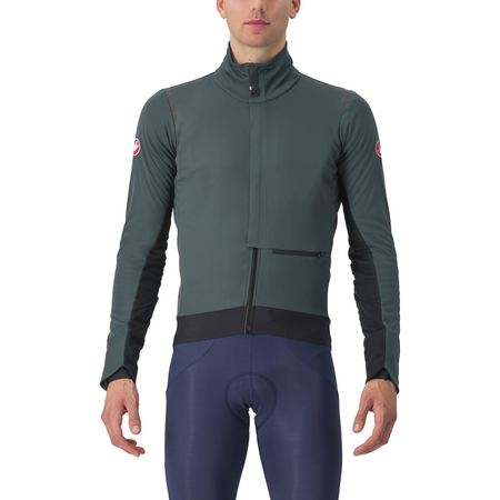 CASTELLI ALPHA DOPPIO ROS JACKA GRÖN 3XL -5-5*